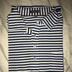 Peter Millar - Short Sleeve collard shirt - large